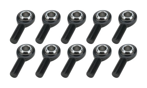 Rod End - Pro Series - Spherical - 5/8 in Bore - 5/8-18 in Right Hand Male Thread - Chromoly - Black Oxide - Set of 10