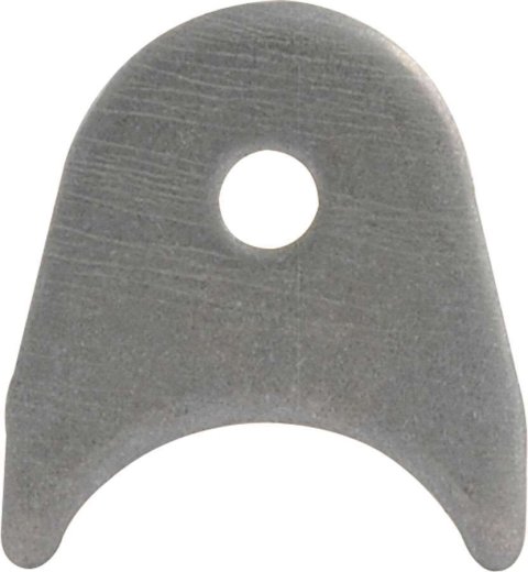 Chassis Tab - Radius - 3/8 in Mounting Hole - 1/8 in Thick - Steel - Natural - Set of 25