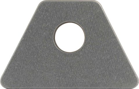 Chassis Tab - Seat Tab - Flat - 1/2 in Mounting Hole - 1/4 in Thick - Steel - Natural - Set of 25