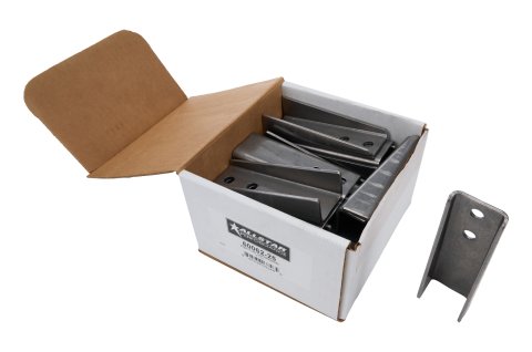 Fuel Cell Mount - Weld-On - 0.375 in Holes - 4.75 in Long - Steel - Natural - Universal - Set of 25
