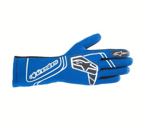 Driving Gloves - Tech-1 Start V4 - SFI 3.3/5 - 2 Layer - Aramid / Silicone - Elastic Cuff - Blue - 2X-Large - Pair