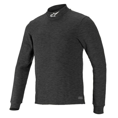Underwear Top - Race V3 - FIA Approved - Long Sleeve - High Collar - Lenzing FR - Black - 2X-Large - Each