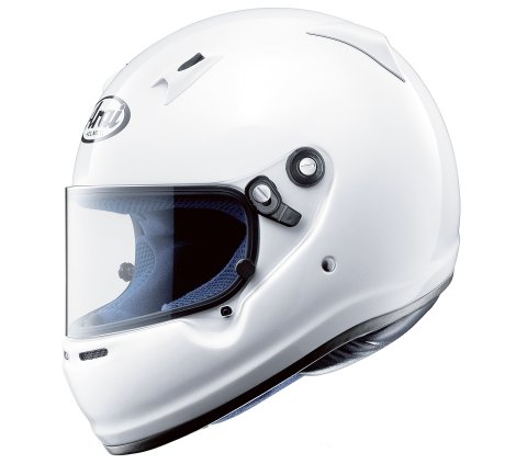 Helmet - CK-6 - Closed Face - Snell SA2020 - FIA Approved - Head and Neck Support Ready - White - Medium - Each