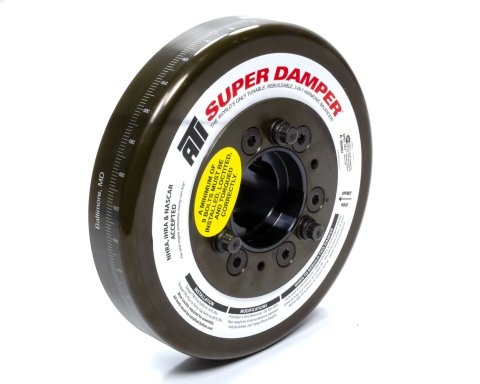 Harmonic Balancer - Super Damper - 8.074 in OD - SFI 18.1 - Steel - Black Oxide - Internal Balance - Big Block Chevy - Each