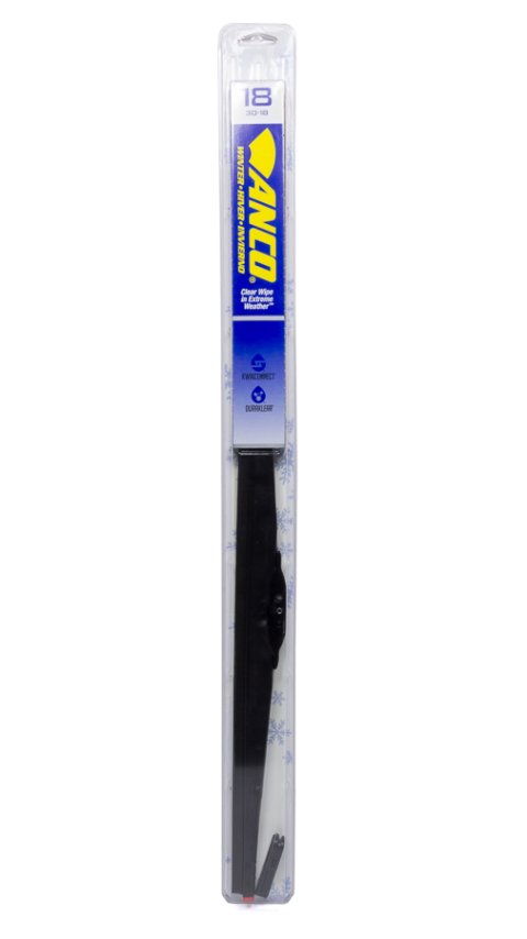 Wiper Blade - Chill - 18 in Long - Rubber / Plastic - Black - Universal - Each