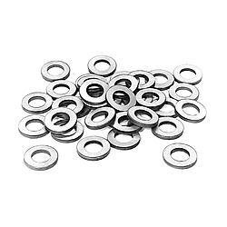 Head Bolt Washer - 0.995 in OD - 0.500 in ID - 0.625 in Insert OD - 0.190 in Thick - Chromoly - Black Oxide - Head Bolt - Aluminum Heads - Set of 30