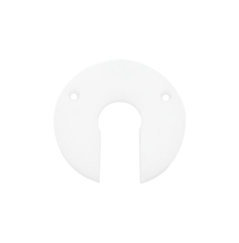 Bump Stop Shim - 0.135 in Thick - 14 mm Shaft - Plastic - White - Each
