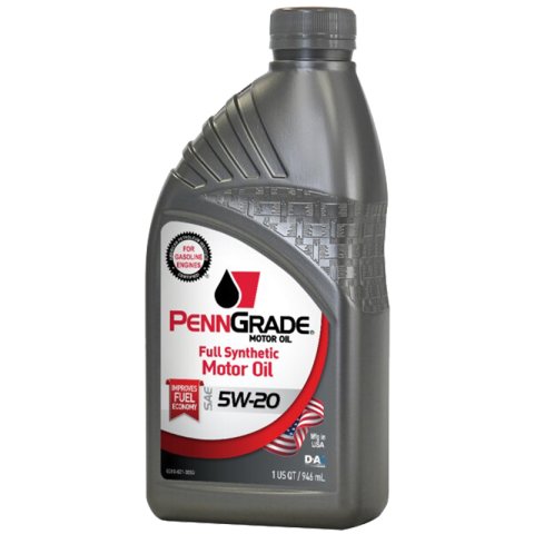 Motor Oil - Full Synthetic - 5W20 - Synthetic - 1 qt Bottle - Each