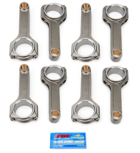 Connecting Rod - Compstar Xtreme - H Beam - 6.535 in Long - Bushed - 7/16 in Cap Screws - ARP2000 Bolt - Forged - Steel - Big Block Chevy - Set of 8
