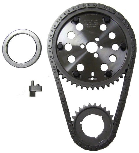 Timing Chain Set - Quick Adjust True Roller - Double Roller - Adjustable - Steel - Merlin Block - Big Block Chevy - Kit