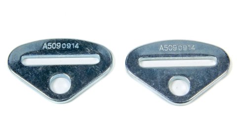 Harness End - Bolt-In - 2 in Slit - Steel - Zinc Plated - Pair