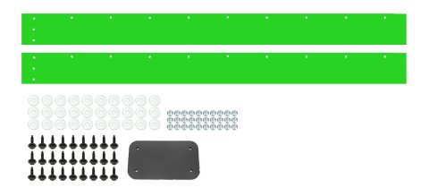 Air Valance - Killer Z - 2-Piece - Plastic - Extreme Green - GM F-Body 1981 - Kit