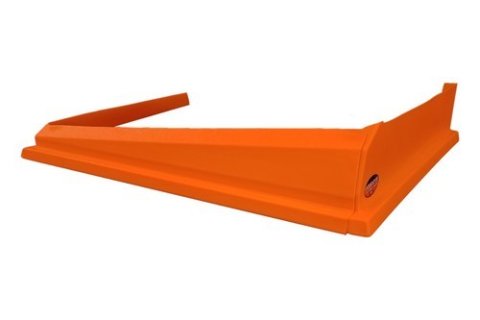 Air Valance - 3 Piece - Plastic - Fluorescent Orange - Dirt Modified - Kit