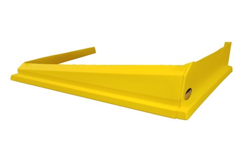 Air Valance - 3 Piece - Plastic - Yellow - Dirt Modified - Each