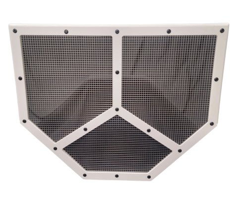 Radiator Screen - Shaker - 24 x 19 in - Plastic - White - Natural - Modified - Each
