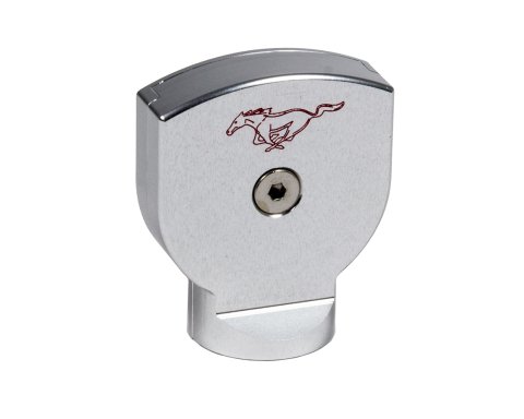 Engine Dipstick Handle - Pony Logo - Aluminum - Clear Anodized - All Engines - Ford Mustang 2015-17 - Each