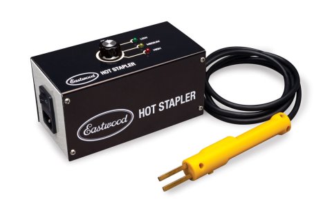 Hot Stapler - Stainless Staples / Carry Case Included - Black / Yellow - Kit