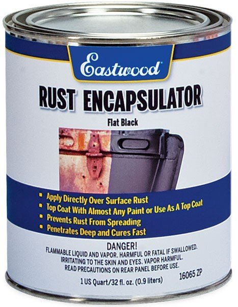 Paint - Rust Encapsulator - Acrylic Enamel - Black - 1 qt Can - Each