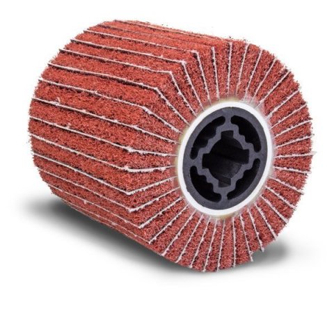 Sanding Drum - Contour SCT - 4 in OD - 3/4 in Keyed Shaft - 80 Grit - Each
