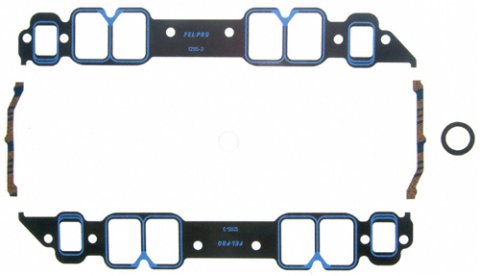 Intake Manifold Gasket - Printoseal - 0.065 in Thick - 1.82 x 2.54 in Rectangular Port - Steel Core Laminate - Big Block Chevy - Kit
