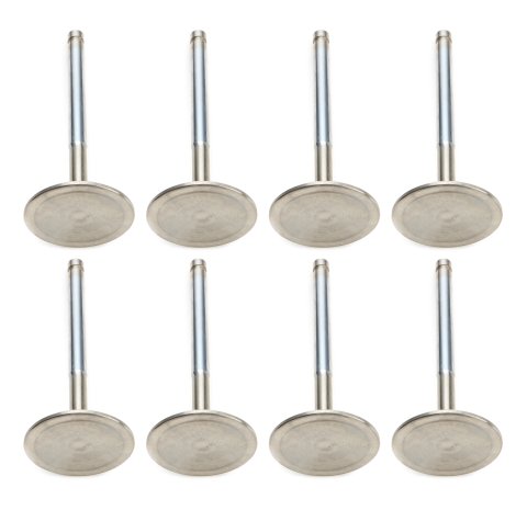 Exhaust Valve - Competition Plus - 2.020 in Head - 3/8 in Valve Stem - 4.980 in Long - Stainless - Small Block Mopar - Set of 8
