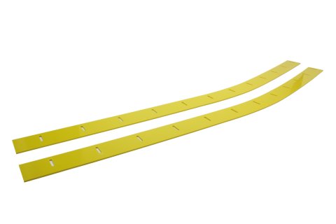 Wear Strip - ABC - 112 x 2.75 in - Plastic - Yellow - Pair