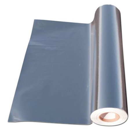 Heat Barrier - Lightweight - 26 x 60 in Sheet - Self Adhesive Backing - Aluminized - Silver - Each