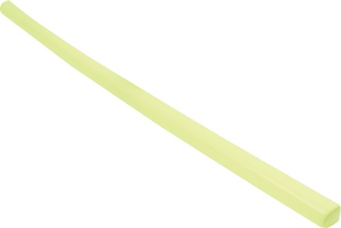 Roof Cap - 45.5 in Length - Plastic - Fluorescent Yellow - Each