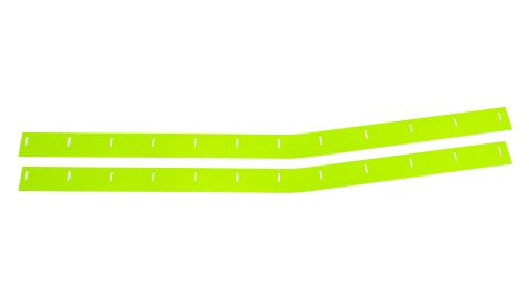 Wear Strip - MD3 - 119 x 3 in - Plastic - Fluorescent Green - Chevy Monte Carlo 1988 - Pair