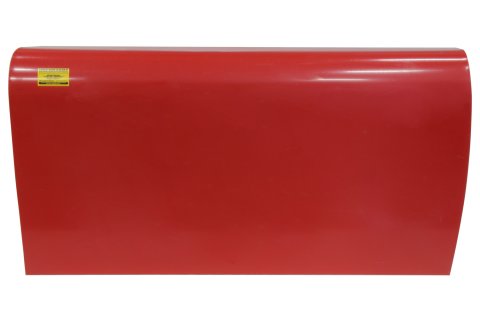 Door - Passenger Side - Aluminum - Red Paint - ABC NextGen - Each