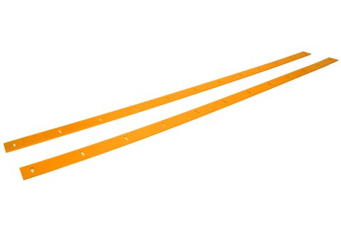 Wear Strip - 116 x 1.875 in - Plastic - Orange - ABC NextGen - Pair