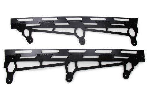 Spoiler Bracket - 70 Degrees - Aluminum - Black Powder Coat - ABC NextGen - Kit