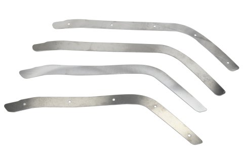 Backup Plate Kit - Fender to Nose - 2-Piece - Aluminum - ABC NextGen - Kit