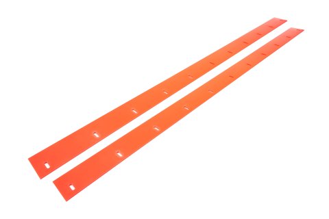 Wear Strip - North American Sportsman - 107 x 3 in - Plastic - Fluorescent Red - Pair