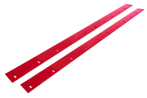 Wear Strip - North American Sportsman - 107 x 3 in - Plastic - Red - Pair