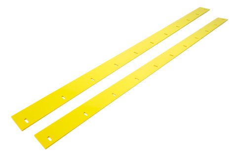 Wear Strip - North American Sportsman - 107 x 3 in - Plastic - Yellow - Pair