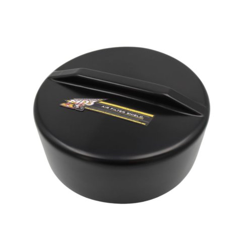 Air Filter Shield - 16 in Inside Diameter - Handle - Plastic - Black - Each