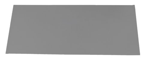 Hood Filler Panel - MD3 - 0.090 in Thick - 80 x 30 in - Plastic - Gray - Dirt Late Model - Each