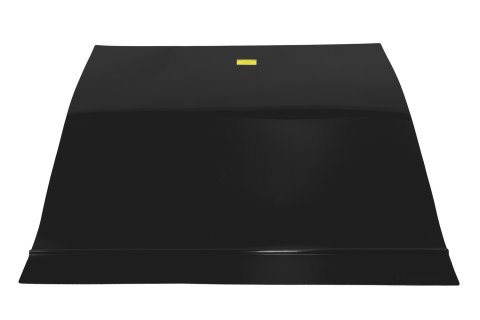 Hood - MD3 - Flat - Lightweight - Composite - Black - Dirt Late Model - Each