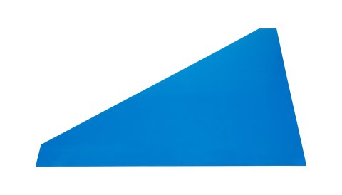 Nose - MD3 - Passenger Side - Plastic - Chevron Blue - Modified - Each