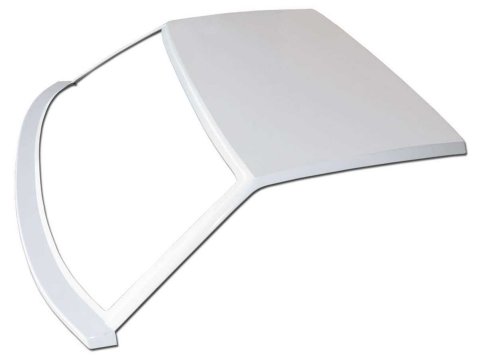 Roof - Street Stock - Front Section - 2-Piece Roof - Composite - White - Each