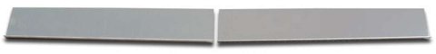 Spoiler - Street Stock - 60 x 5 in - 70 Degree - 0.080 in Thick - 2-Piece - Aluminum - White Paint - Chevy Monte Carlo 1988 - Kit