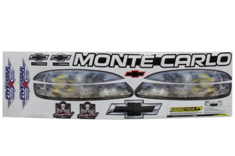 Graphics - Nose - Laminated Protective Coating - Chevy Monte Carlo 1999 - Kit