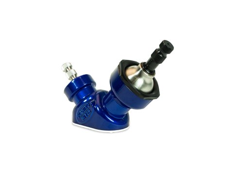Steering Box - VDOG - Manual - Variable Angle - 1 to 1 Ratio - Aluminum - Blue Powder Coat - Universal - Each
