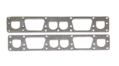 Exhaust Header / Manifold Gasket - Husler - Inner - 1.560 x 1.700 in D Port - Steel Core Laminate - Small Block Mopar - Pair