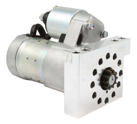 Starter - Pro Super-Lite - 6:1 Gear Reduction - Natural - 153 / 168 Tooth Flywheels - Straight Mount - Chevy V8 - Each