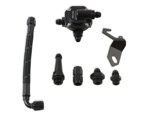 Fuel Line - EFI Stealth - 6 AN Braided Stainless - Pressure Regulator - Kit