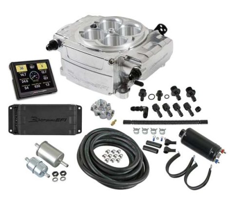 Fuel Injection - Sniper 2 EFI - Throttle Body - Square Bore - Aluminum - Silver - Kit
