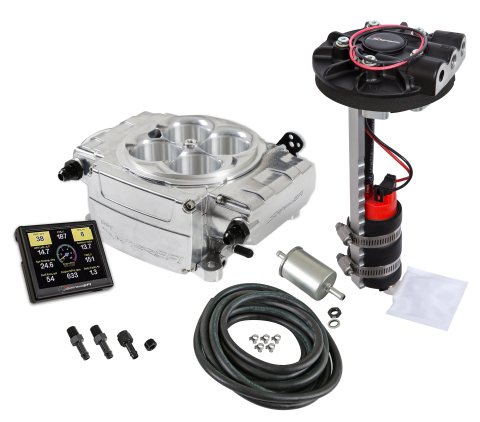 Fuel Injection - Sniper 2 EFI - Throttle Body - Square Bore - Aluminum - Silver - Kit