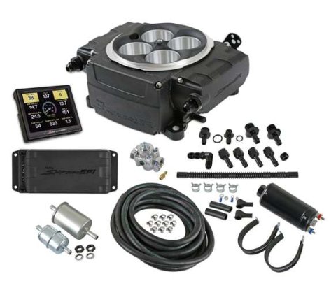 Fuel Injection - Sniper 2 EFI - Throttle Body - Square Bore - Aluminum - Black Power Coat - Kit